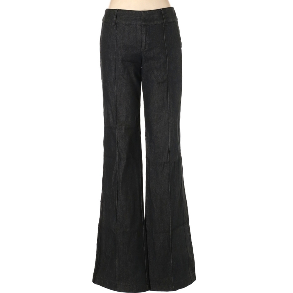 Nanette Leopore Wide Leg Denim Trousers